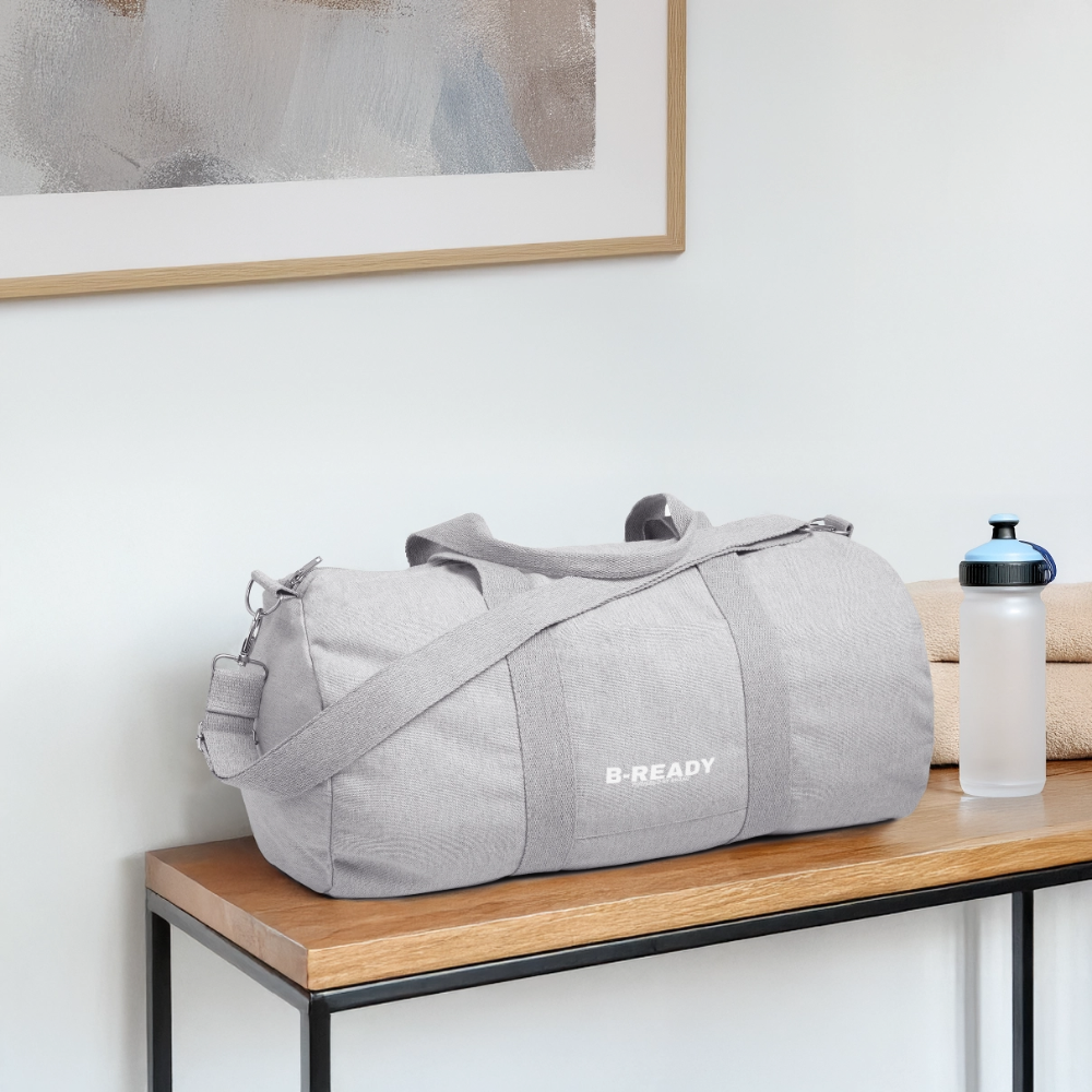 B-READY Apichaya/NIls Couple Gym Bag Recycled Canvas Duffle Bag - heather grey