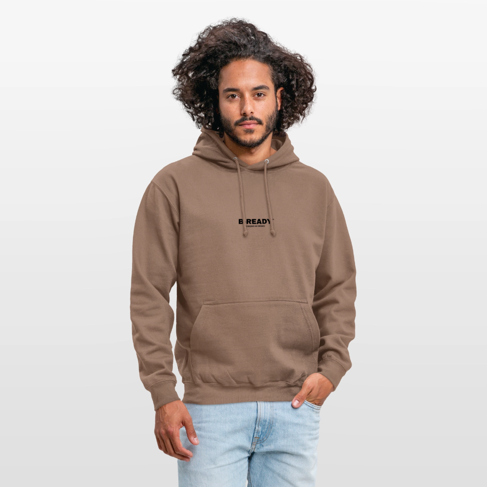 B-READY Unisex Hoodie COUPLE - mocha