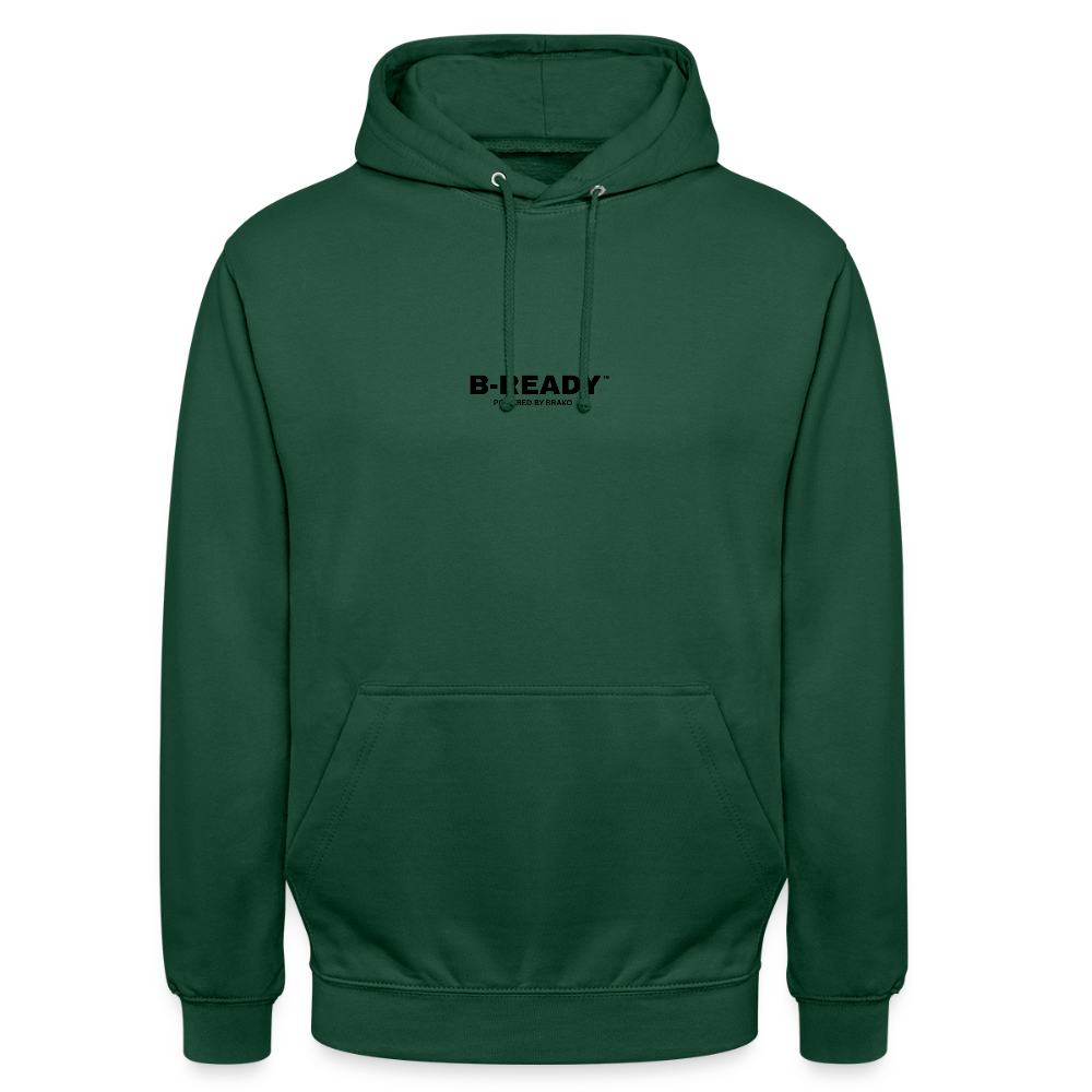 B-READY Unisex Hoodie COUPLE - bottle green