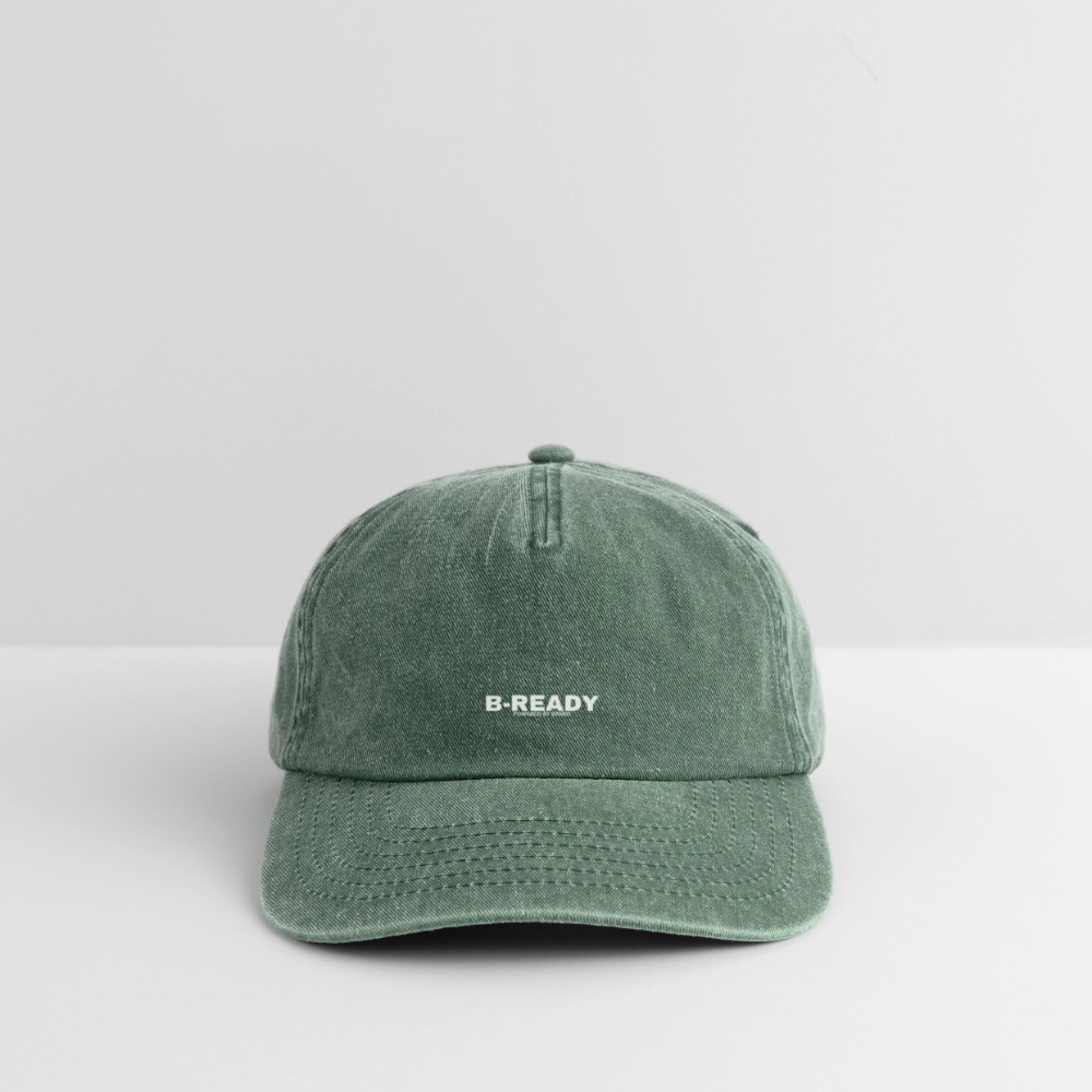 B-READY Unisex Jeans Relaxed Vintage Cap - vintage bottle green 