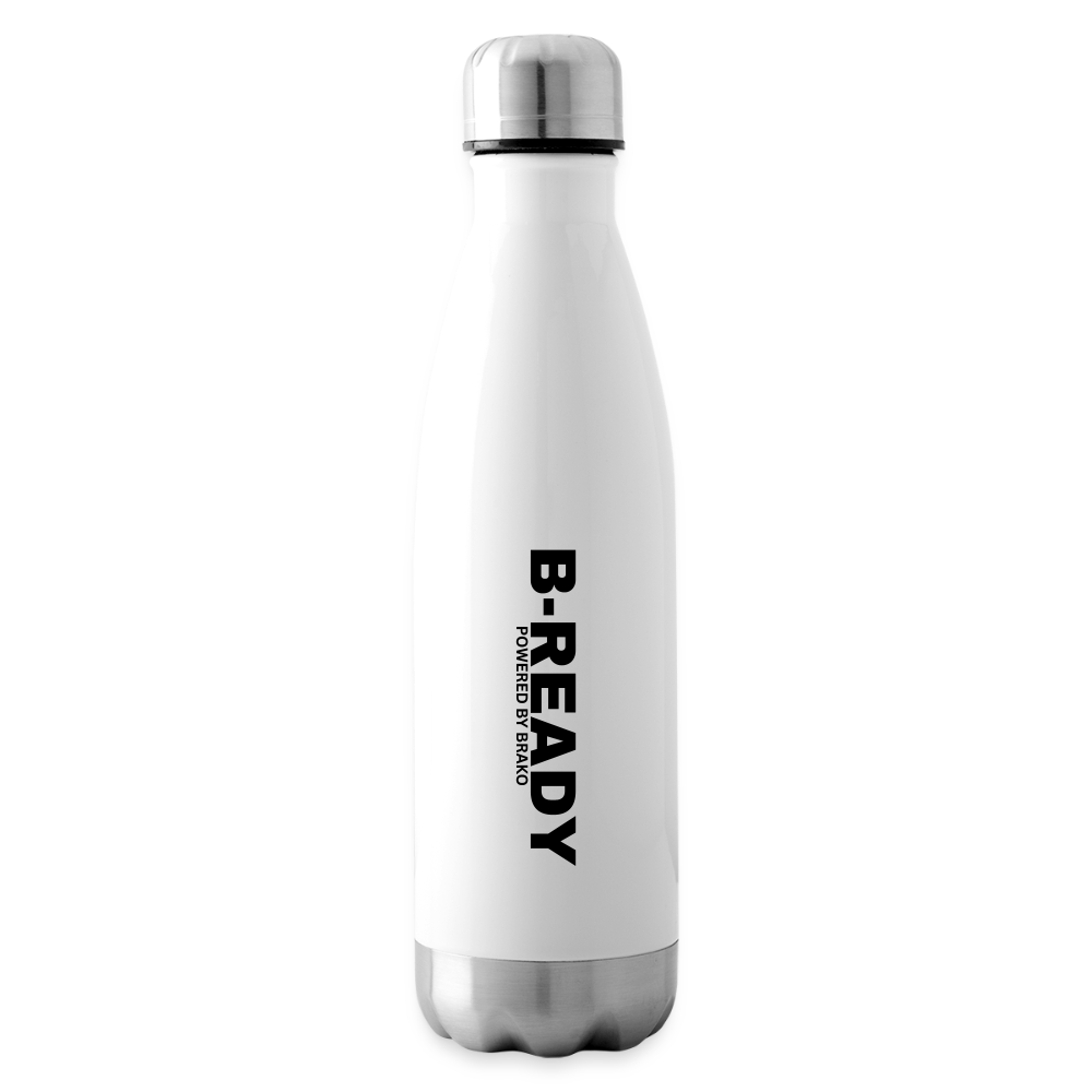 B-READY Gym 26 Insulated Water Bottle - white