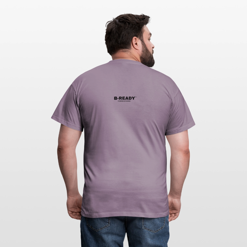 Men's T-Shirt - purple-grey 
