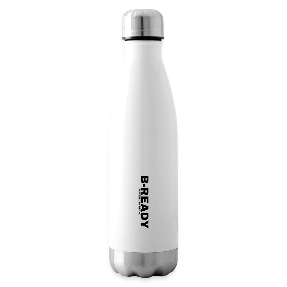 B-READY Gym Sport Insulated Water Bottle - white