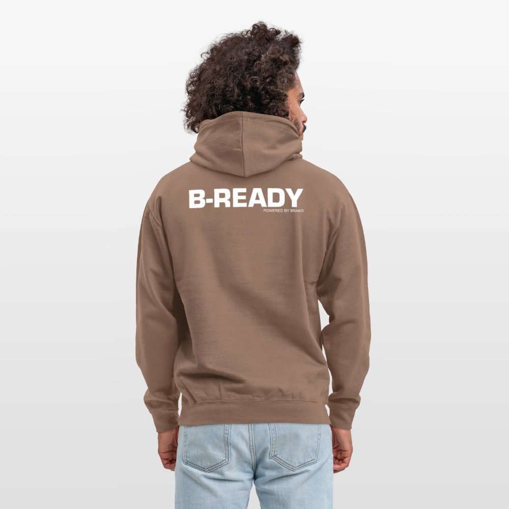 B-READY Unisex Hoodie COUPLE - mocha