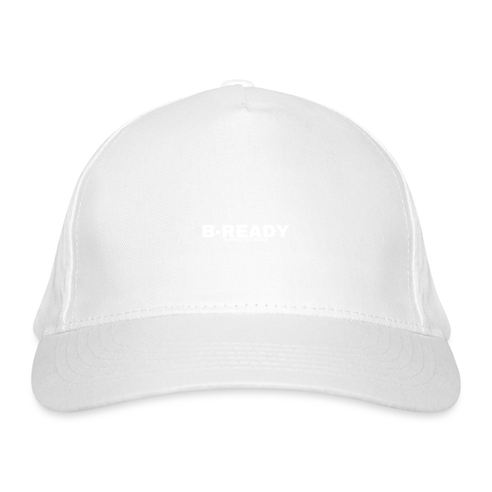 B-READY Organic Baseball Cap Gym Sport - white