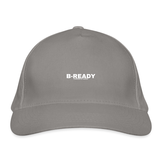 B-READY Organic Baseball Cap Gym Sport - light grey