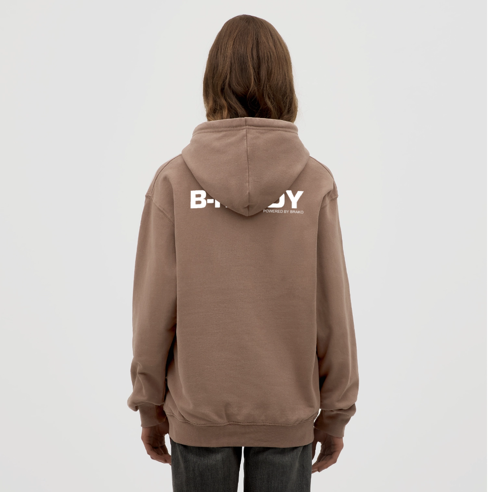 B-READY Unisex Hoodie COUPLE - mocha