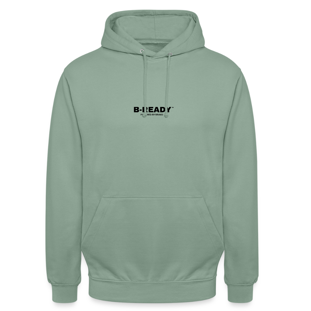 B-READY Unisex Hoodie COUPLE - steel green