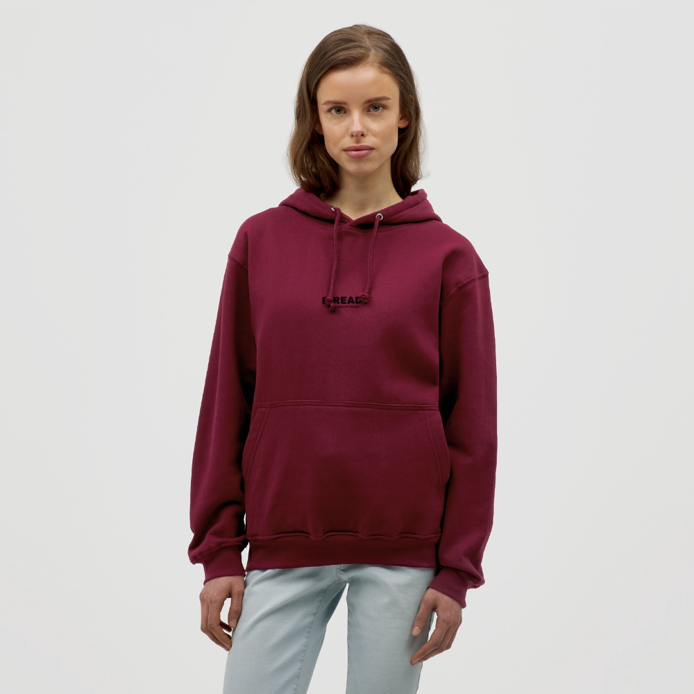 B-READY Unisex Hoodie COUPLE - bordeaux
