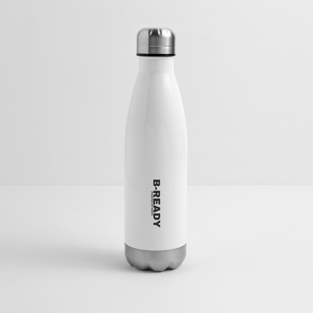 B-READY Gym Sport Insulated Water Bottle - white