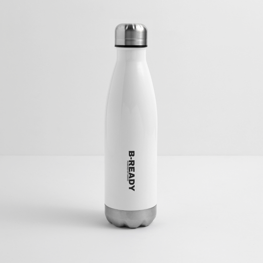B-READY Gym Sport Insulated Water Bottle - white