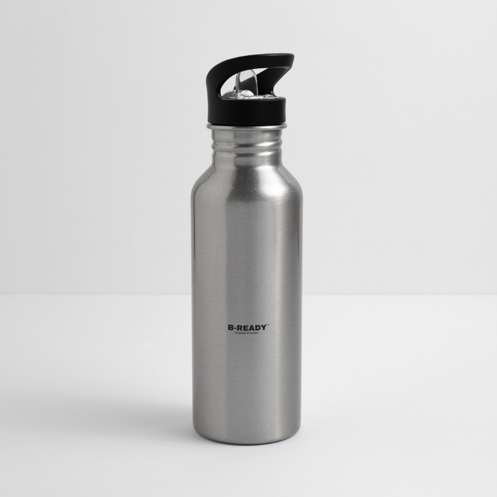 B-READY Water Bottle Gym Bottle 2026 - silver