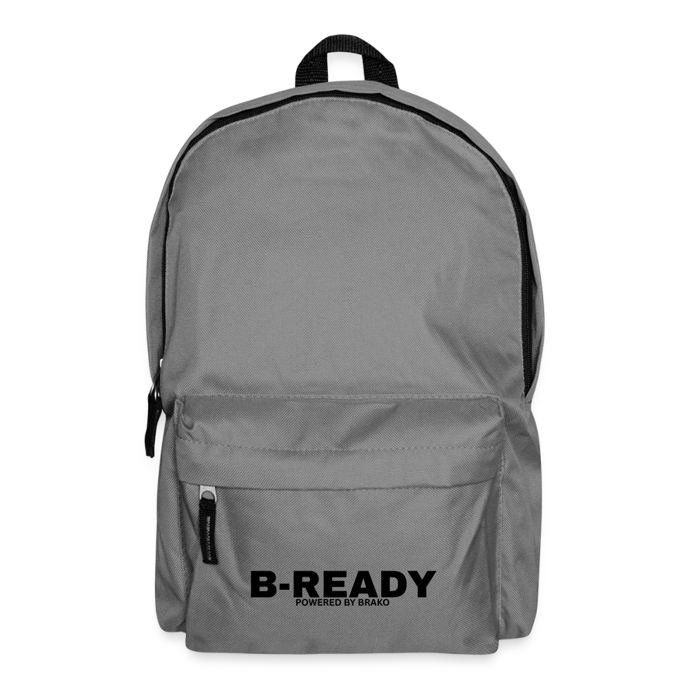 B-READY unisex Gym Sport Backpack Military Style - elephant grey