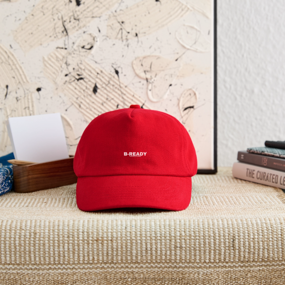B-READY unisex  Baseball Gym Sport Cap - red