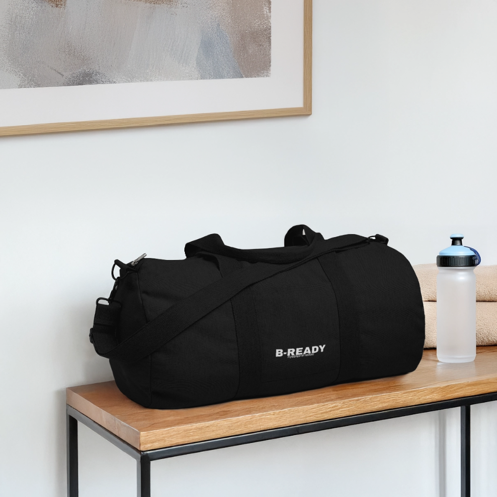 B-READY Apichaya/NIls Couple Gym Bag Recycled Canvas Duffle Bag - black