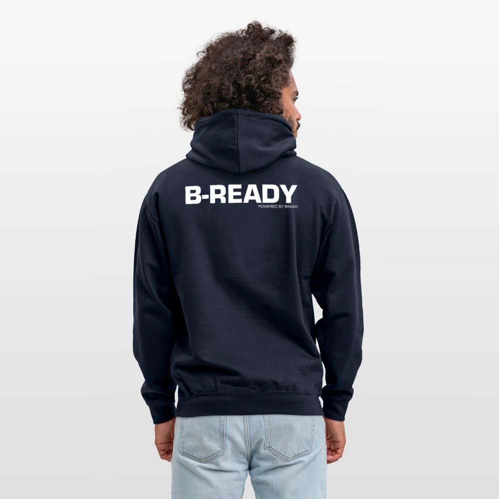 B-READY Unisex Hoodie COUPLE - navy