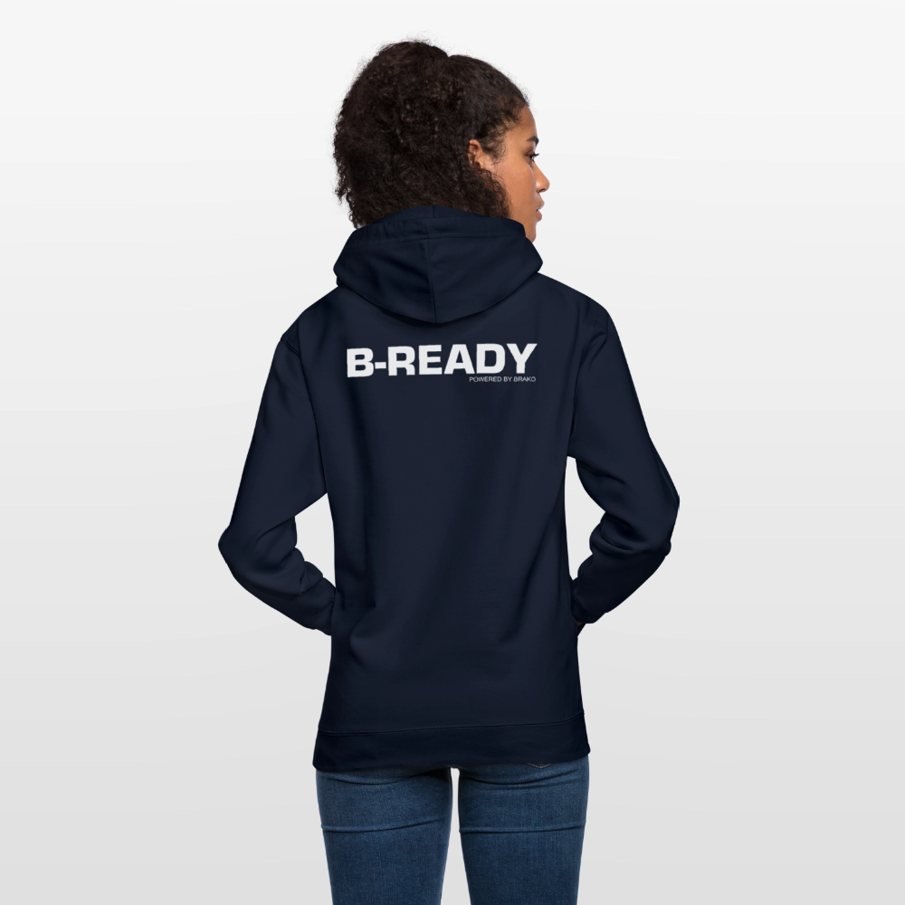 B-READY Unisex Hoodie COUPLE - navy