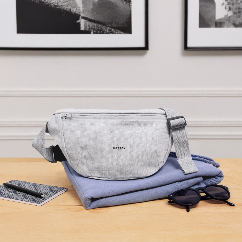 B-READY Gym Sport Bag Stanley/Stella recycled Hip Bag - heather grey
