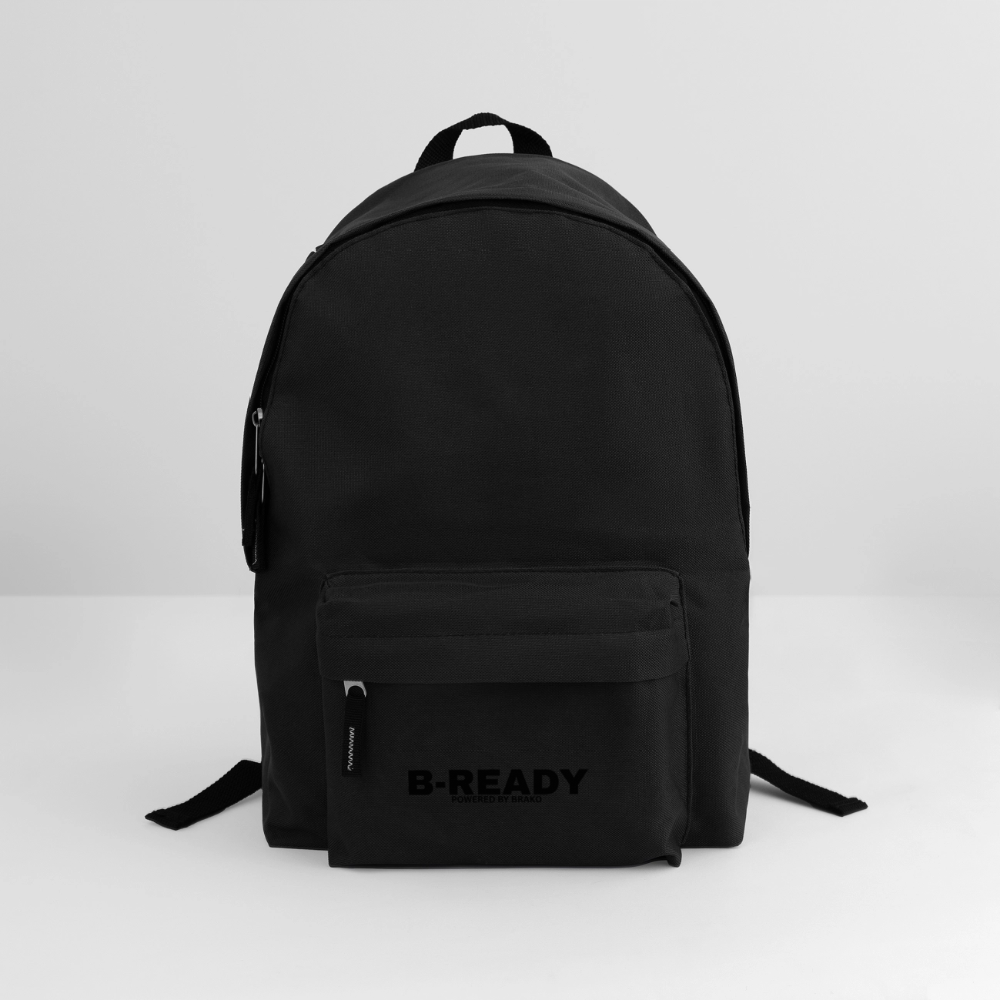 B-READY unisex Gym Sport Backpack Military Style - black