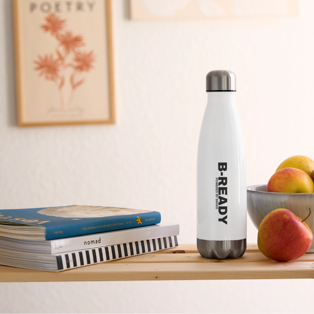 B-READY Gym 26 Insulated Water Bottle - white