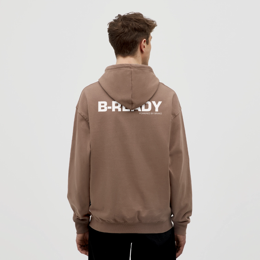 B-READY Unisex Hoodie COUPLE - mocha