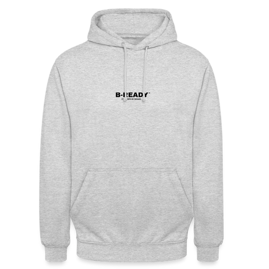 B-READY Unisex Hoodie COUPLE - light heather grey
