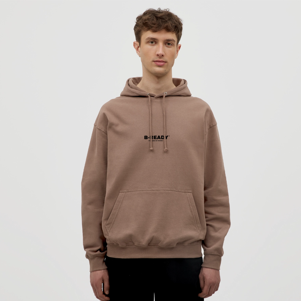 B-READY Unisex Hoodie COUPLE - mocha