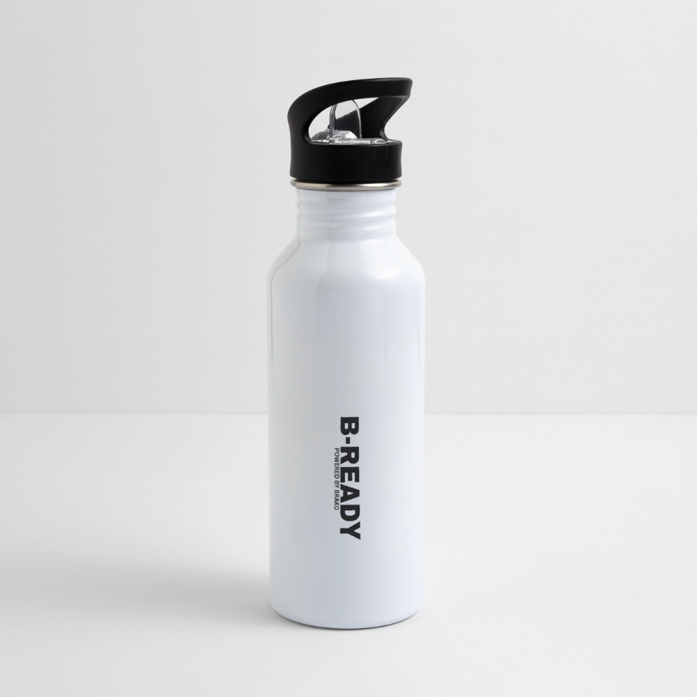 B-READY Gym Sport Water Bottle - white