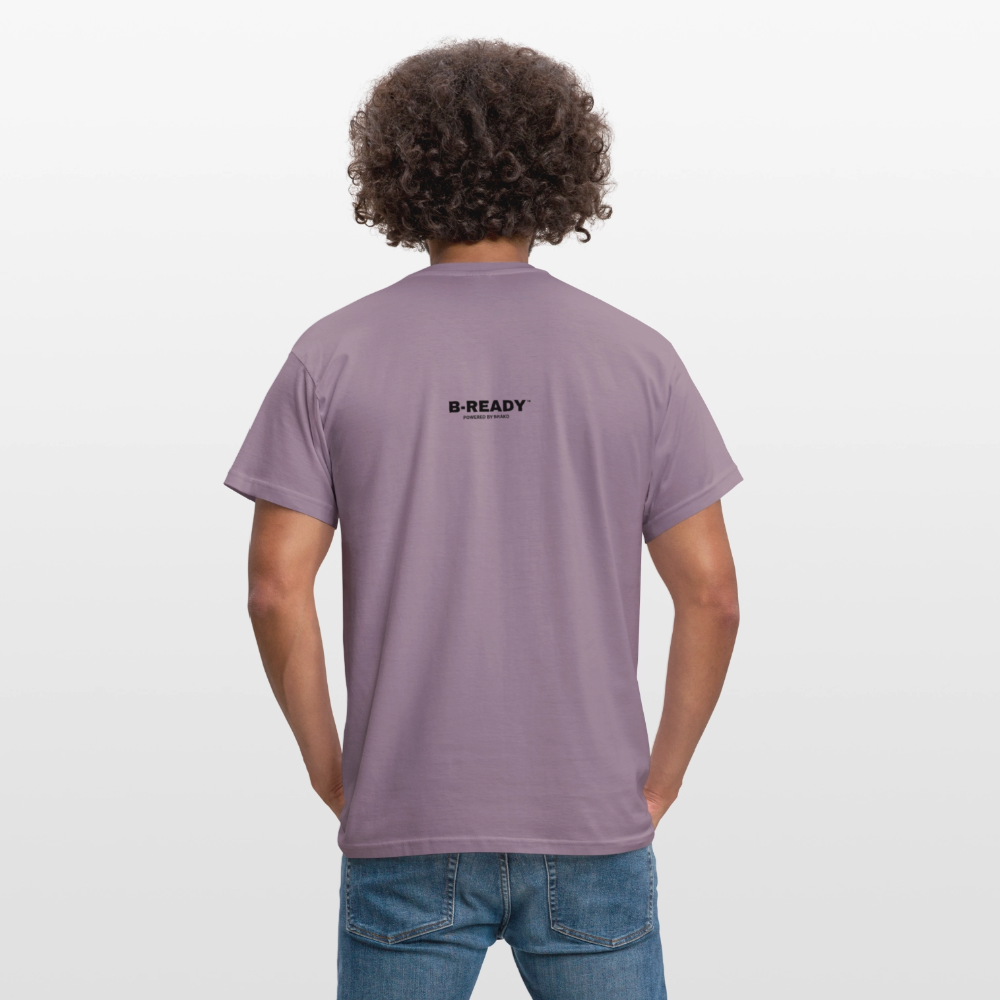 Men's T-Shirt - purple-grey 