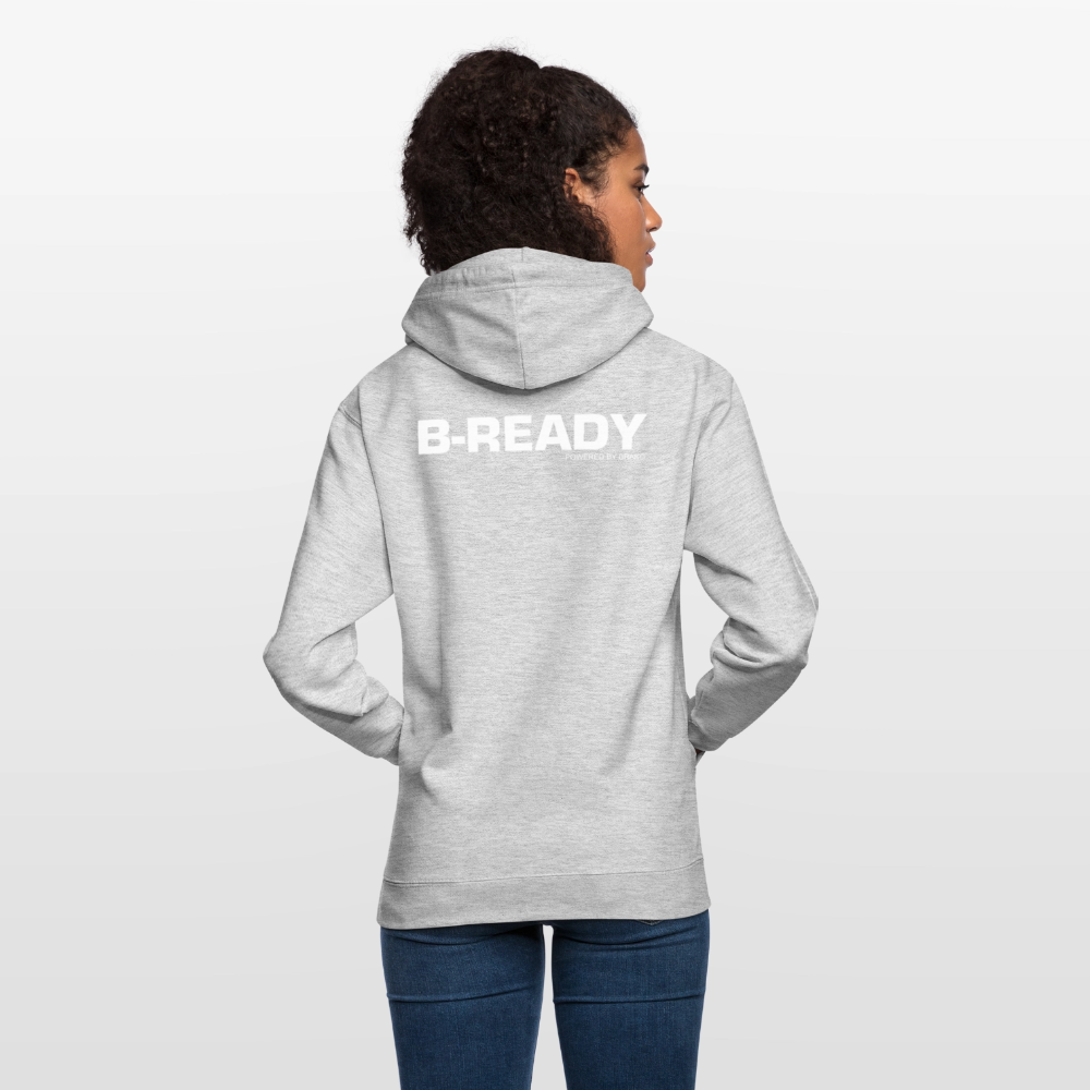 B-READY Unisex Hoodie COUPLE - light heather grey