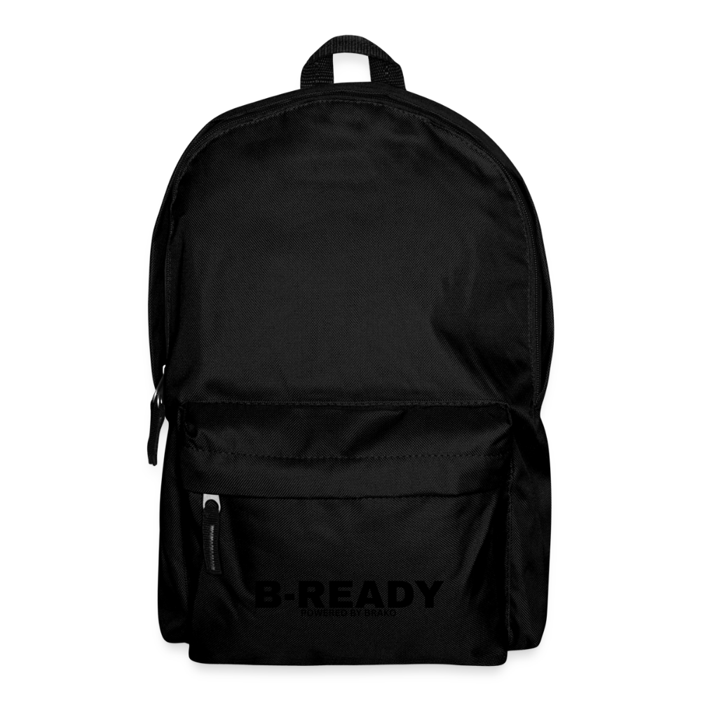 B-READY unisex Gym Sport Backpack Military Style - black