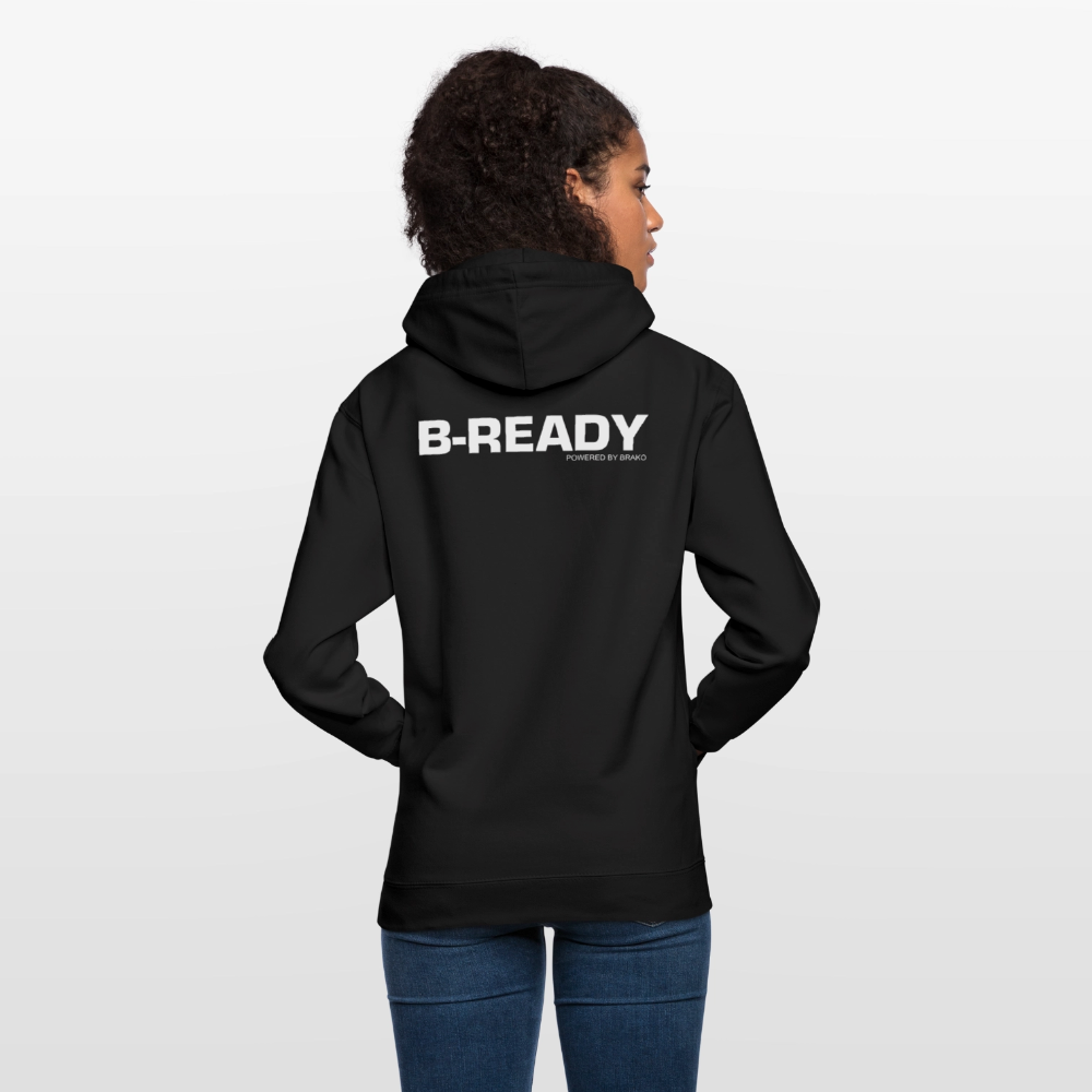 B-READY Unisex Hoodie COUPLE - black
