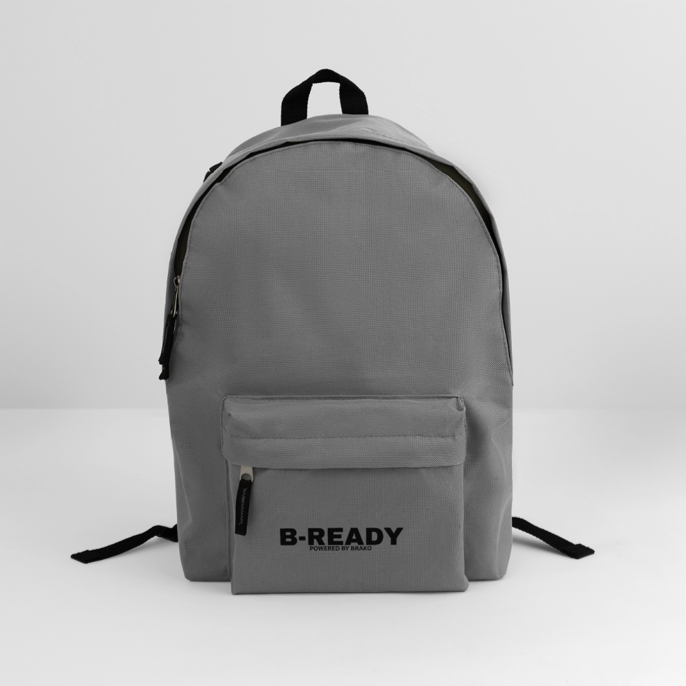 B-READY unisex Gym Sport Backpack Military Style - elephant grey