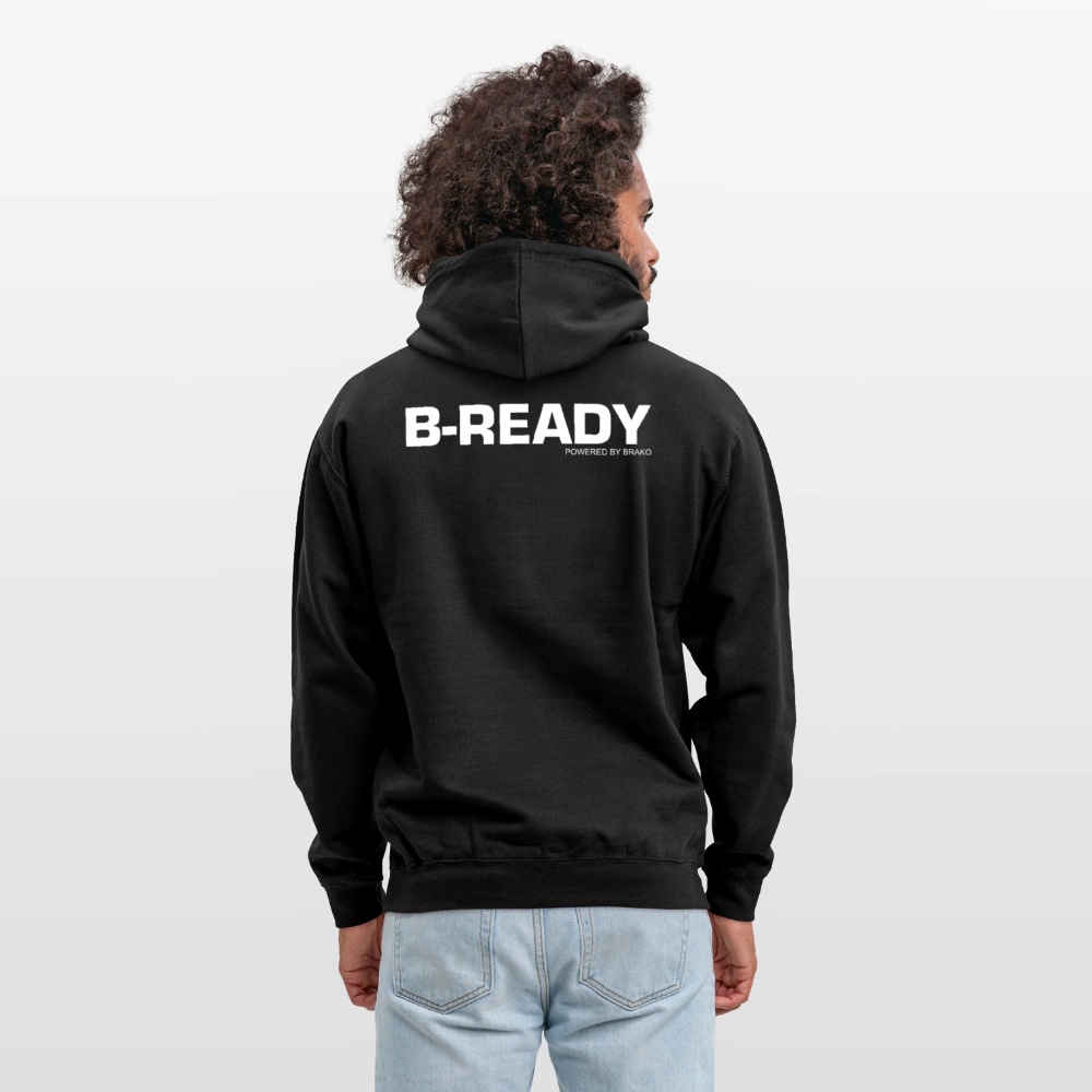 B-READY Unisex Hoodie COUPLE - black