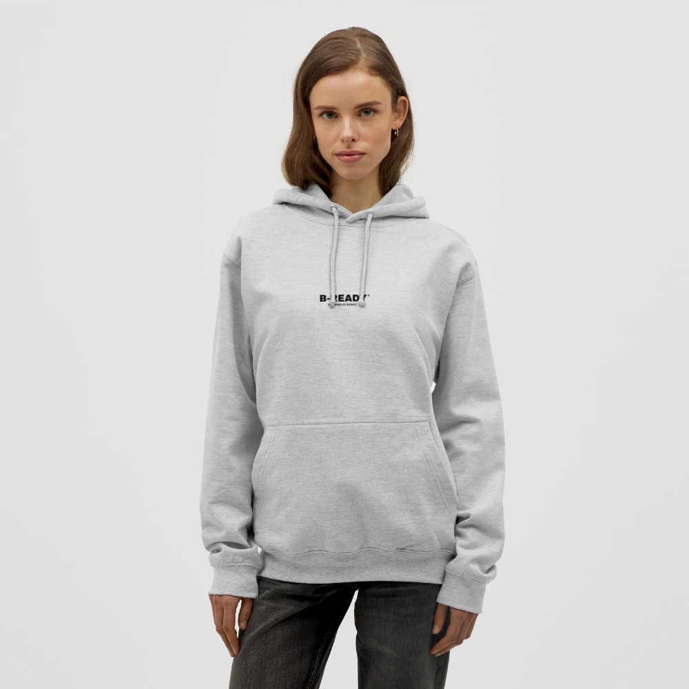 B-READY Unisex Hoodie COUPLE - light heather grey
