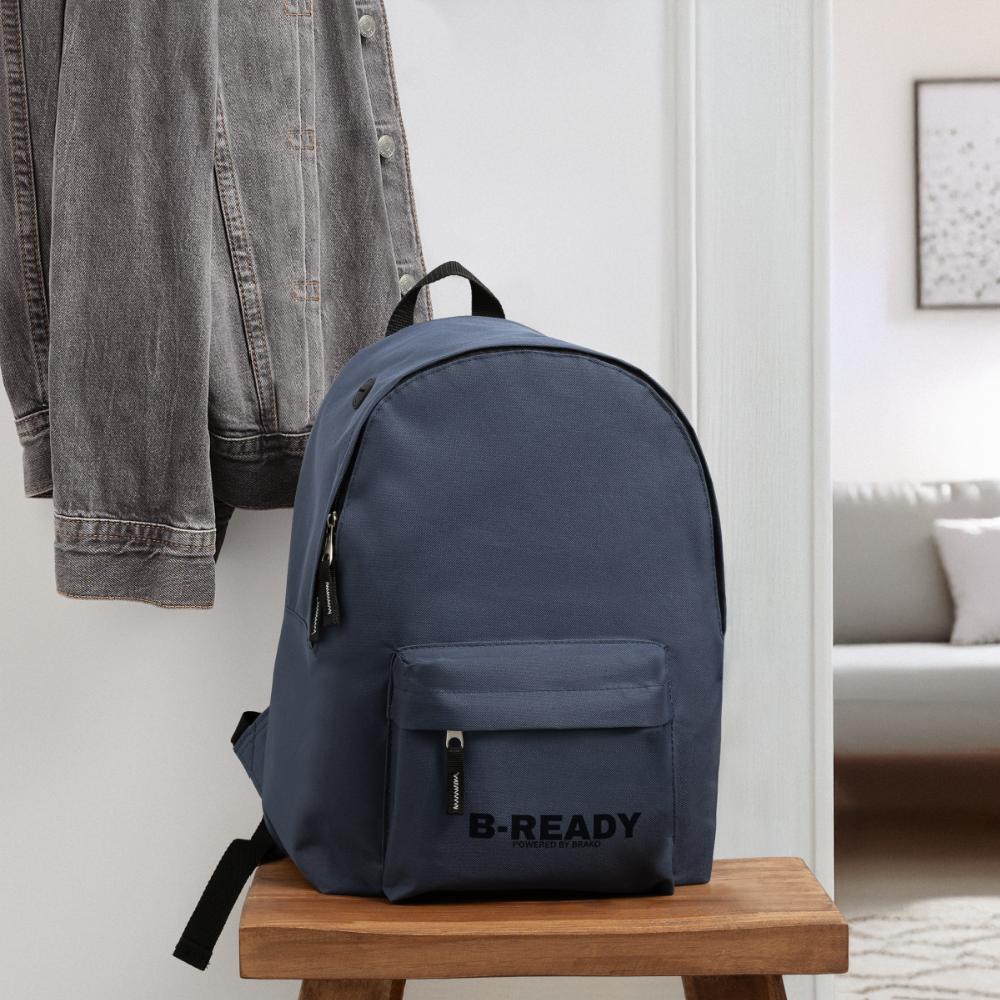 B-READY unisex Gym Sport Backpack Military Style - navy