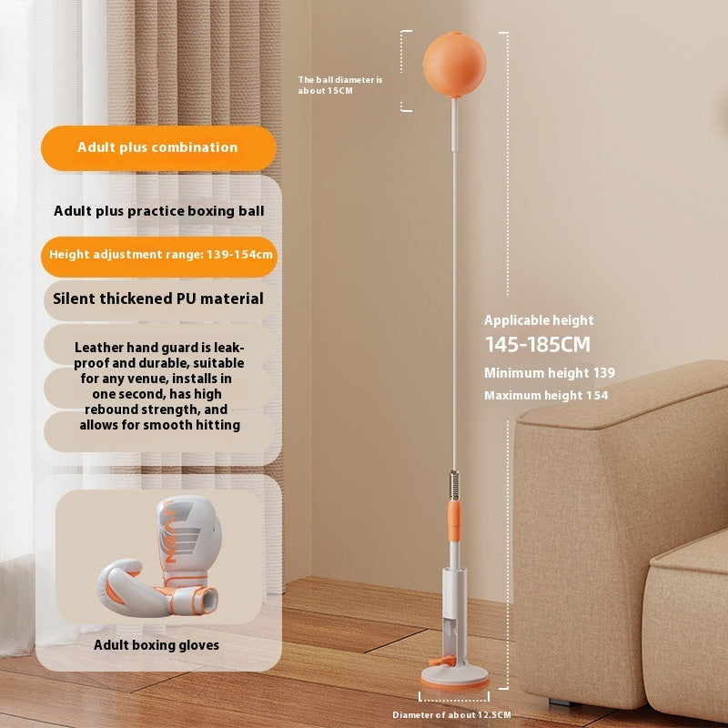 B-READY Boxing Reaction Ball Household Sandbag Vertical Tumbler Sandbag for Family Kids Adults