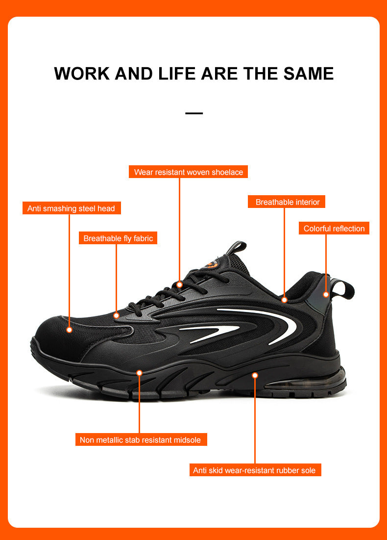 B-READY Anti-smashing And Anti-stab Safety Shoes Men's Breathable B-PREPARED 2026