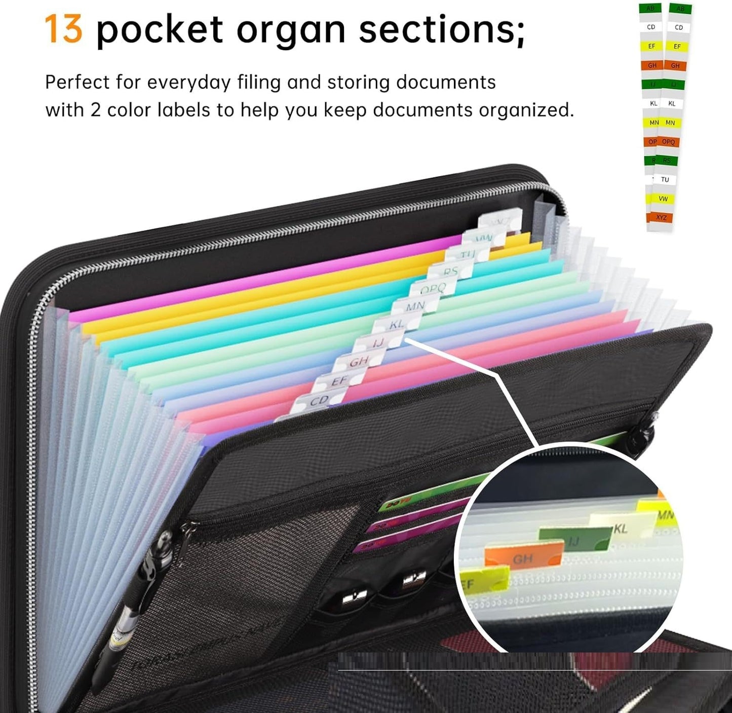 B-READY Fireproof Portable Handle Strap With Expanding File Folder Zipper B-PREPARED 2026