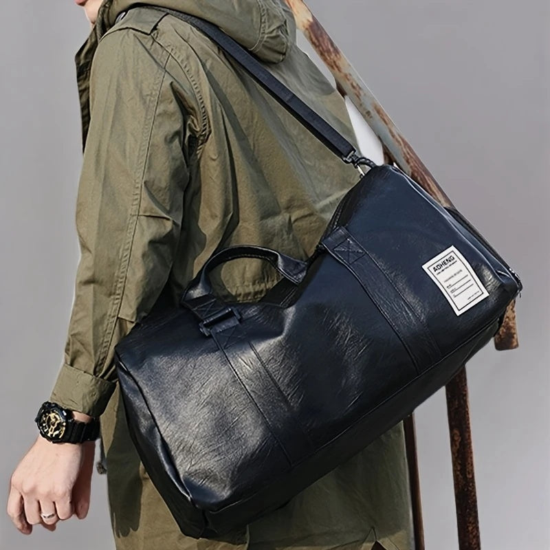 B-READY Sport unisex Couple  Fitness Bag, Travel Bag, Black Stylish Business Travel Bag, Separate Shoe Depot, Zip Off, For Gym, Sport, Travel, Waterproof