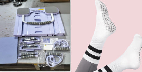 B-READY Home Multifunctional Fitness Board Flat Support Chest And Abdominal Muscle Equipment Household Abdominal Wheel Pilates