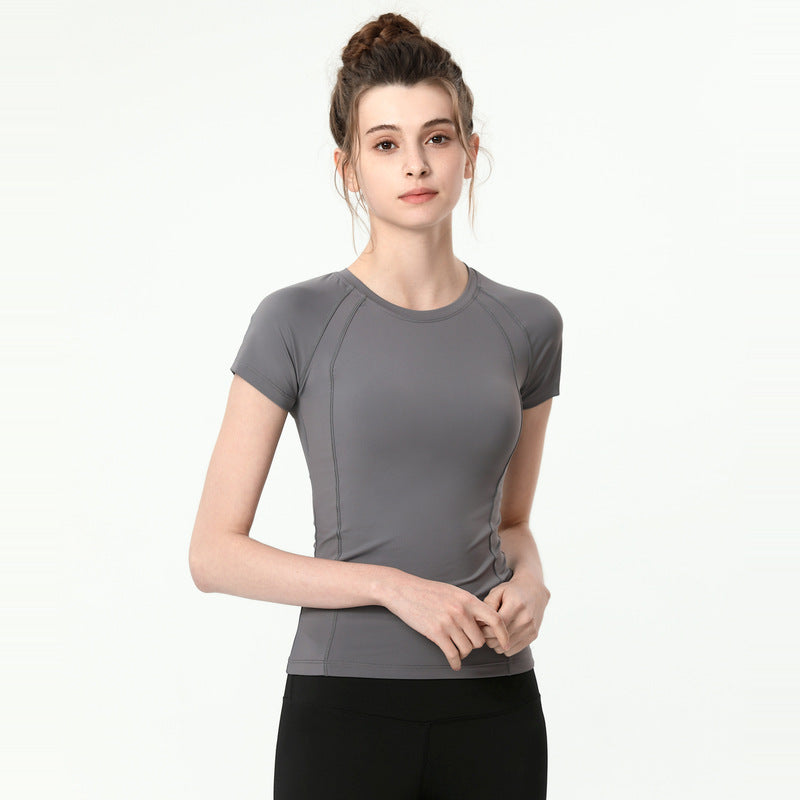 B-READY Women's Fashion Yoga Short Sleeve