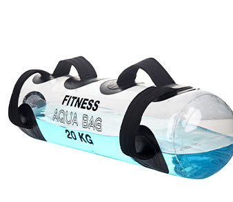 B-READY Home Gym Transparent Cylindrical Weight-bearing Fitness Water Dumbbell Fitness Exercise Training Weightlifting Equipment