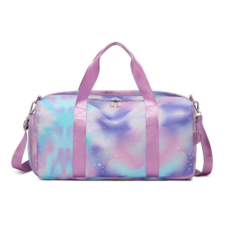 B-READY Gym Fitness Große Kapazität Wasserdichte Graffiti Druck Sport Fitness Tasche