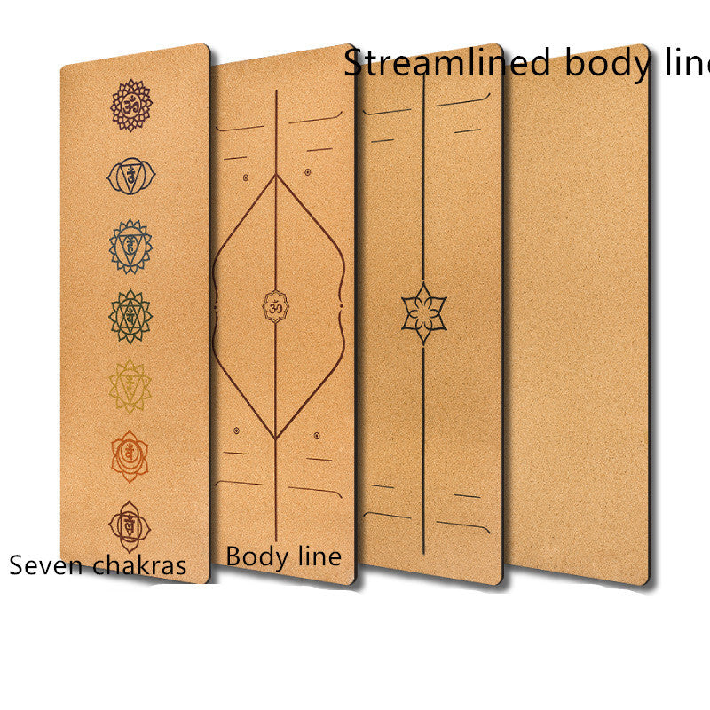 B-READY Cork Yoga Mat Yoga Matte  I LOVE APICHAYA
