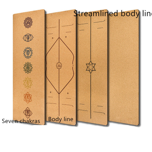 B-READY Cork Yoga Mat Yoga Matte  I LOVE APICHAYA