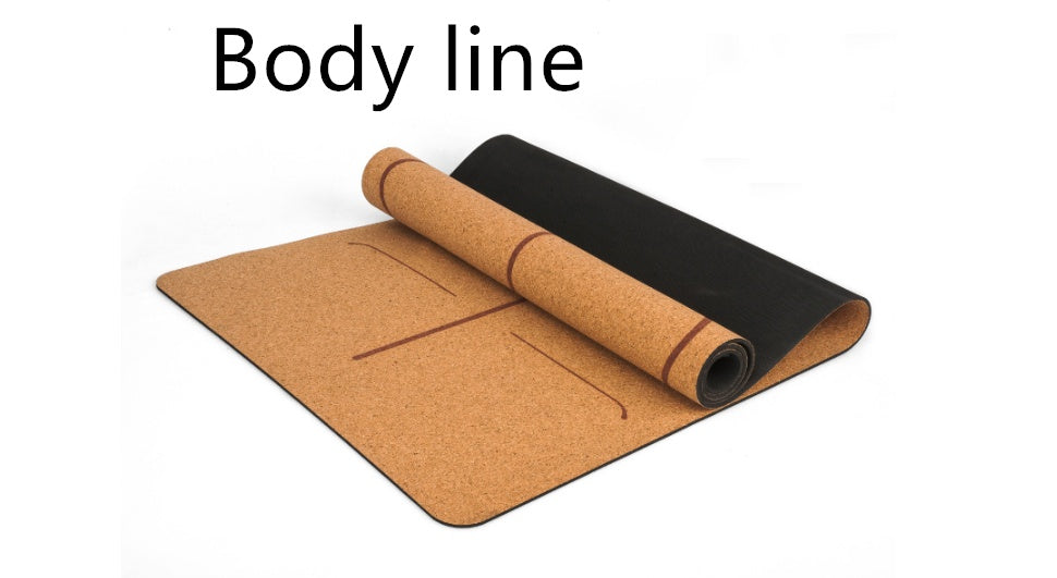 B-READY Cork Yoga Mat Yoga Matte  I LOVE APICHAYA
