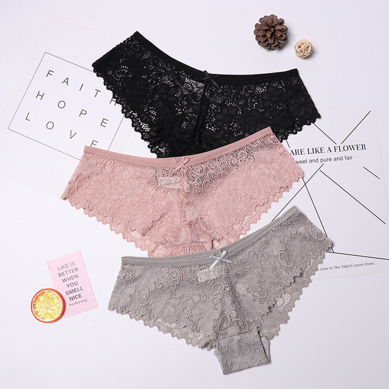B-READY 3 Pcs Panties For Woman Underwear