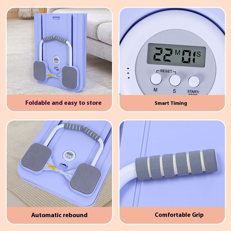 B-READY Home Gym Trainer Multi-functional Supine Board Home Sports Exercise Firm Abs Abdominal Muscle Flat Support Fitness Equipment incl. Trainings Course