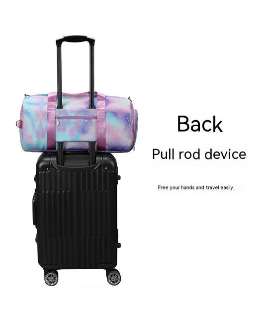 B-READY Gym Fitness Large Capacity Waterproof Graffiti Printing Sport Fitness Bag